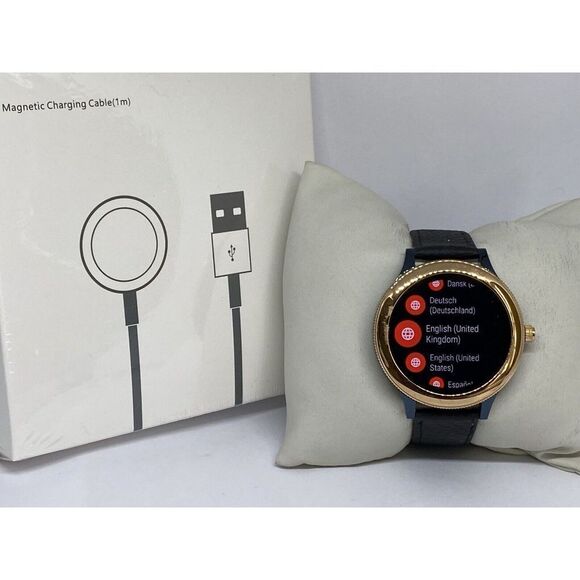 Fossil Gen 3 Authentic Genuine Smart Watch Custom Band FTW6002 DC768 - Picture 1 of 12
